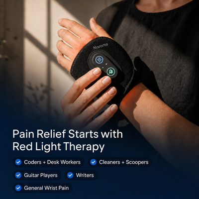 NOROMA™ Wrap — Red Light Therapy Wrist Wrap