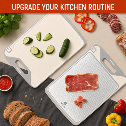 Noroma 2-in-1 Titanium & Non-Toxic PP Cutting Board
