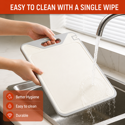 Noroma 2-in-1 Titanium & Non-Toxic PP Cutting Board