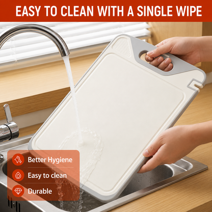 Noroma 2-in-1 Titanium & Non-Toxic PP Cutting Board